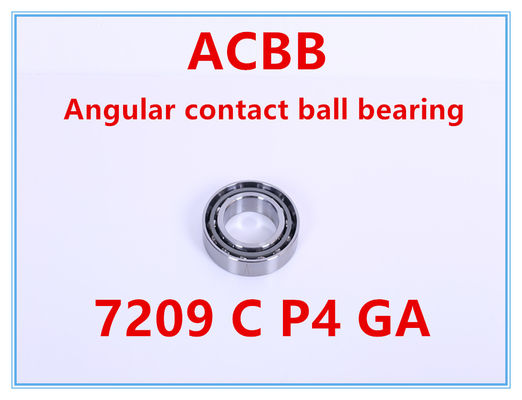 60 Degree Brass Cage Nylon Holder Double Sided Seal Ball Bearing Grease Lubrication Steel